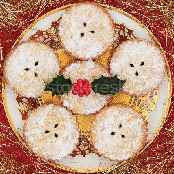 Christmas Mince Pies Stock photo © marilyna
