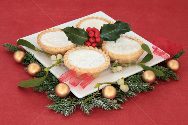 Iced Mince Pies Stock photo © marilyna