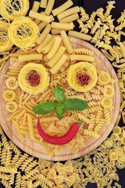 Smiley Pasta Stock photo © marilyna