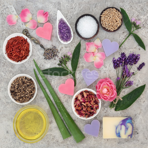 Natural Ingredients for Skin Health Care Stock photo © marilyna