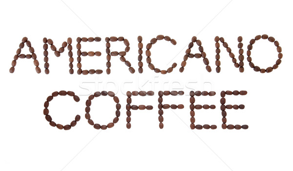 Americano Coffee Stock photo © marilyna