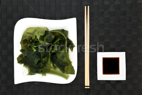 Zeewier gezondheid voedsel japans laag natrium Stockfoto © marilyna