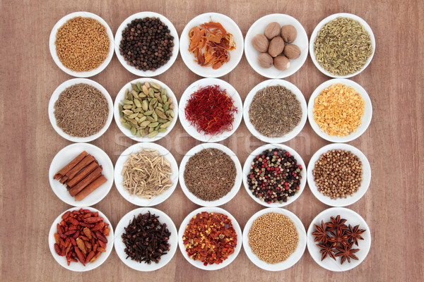 Spice and Herb Sampler Stock photo © marilyna