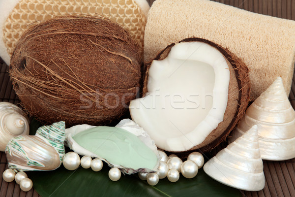 Coconut Spa Products Stock photo © marilyna