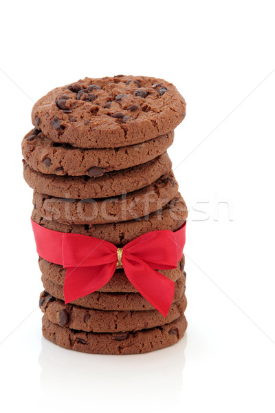 непослушный продовольствие шоколадом чипа Cookie Сток-фото © marilyna