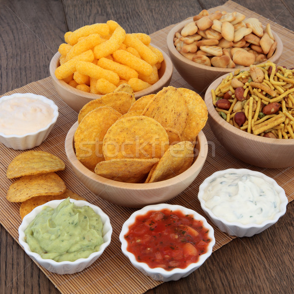 Dips and Crisps Stock photo © marilyna