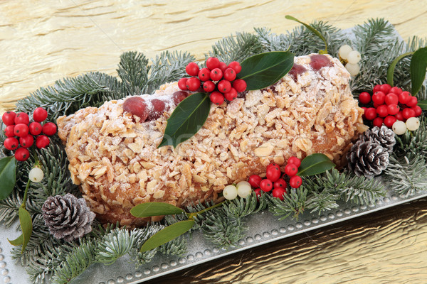 Stollen Christmas Cake Stock photo © marilyna