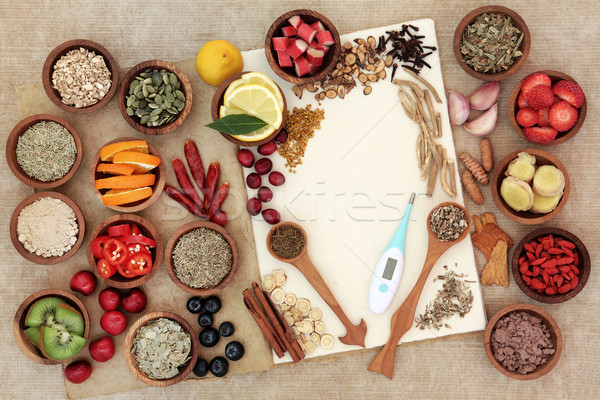 Gezondheid voedsel koud remedie immuun Stockfoto © marilyna