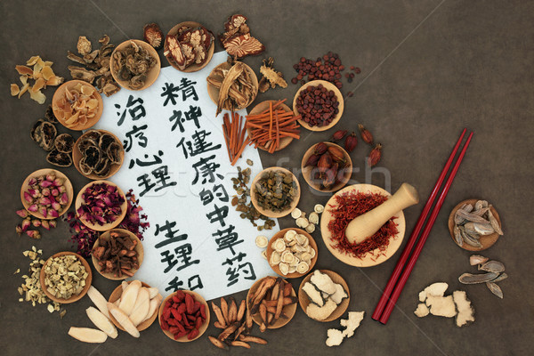 Traditional Ancient Chinese Medicine Stock photo © marilyna