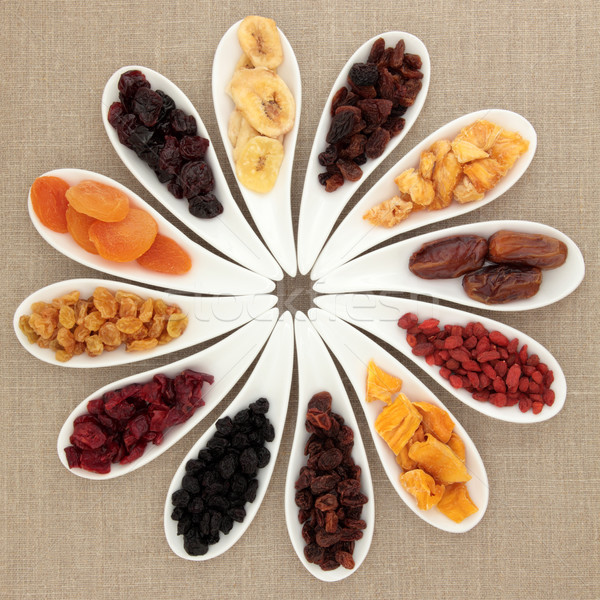 Stock photo: Dried Fruit Selection