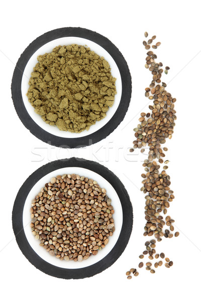 Hemp Seed and Powder Stock photo © marilyna