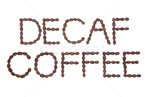 Decaf Coffee Sign Stock photo © marilyna