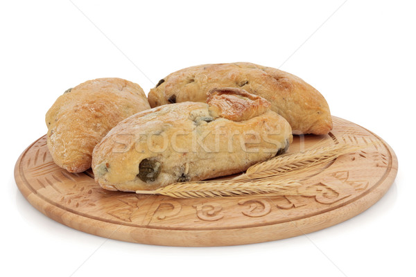 Olive Bread Rolls Stock photo © marilyna