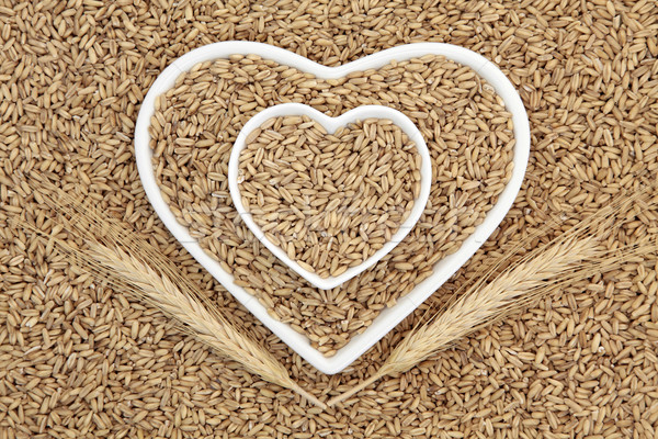 овсяный здоровья продовольствие зерновых зерна сердце Сток-фото © marilyna