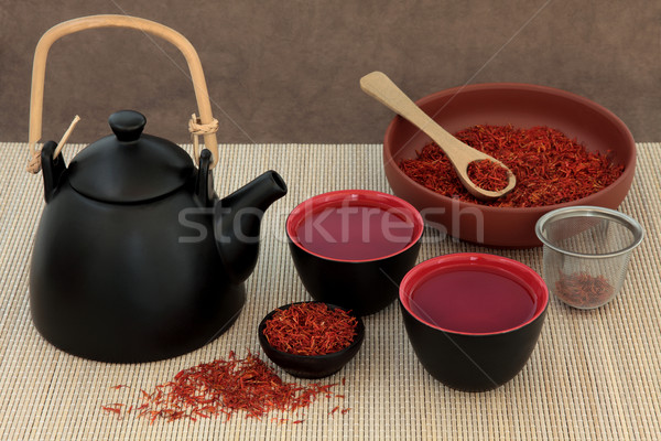 Safflower Herb Tea Stock photo © marilyna