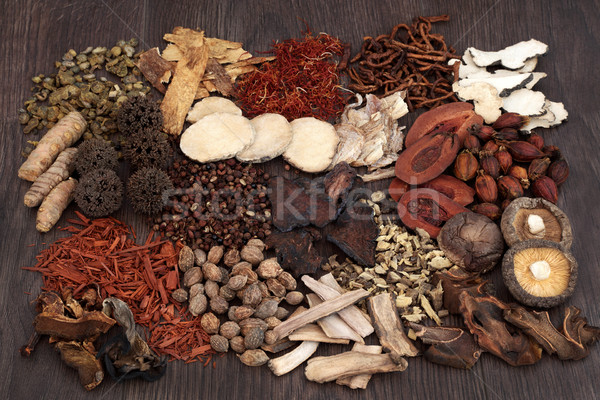 Traditional Chinese Herbs Stock photo © marilyna