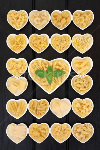 Italian Pasta Sampler Stock photo © marilyna