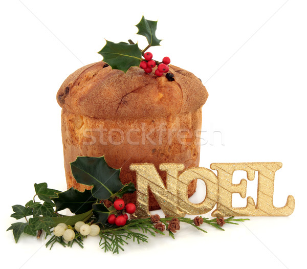 Panettone Christmas Cake Stock photo © marilyna