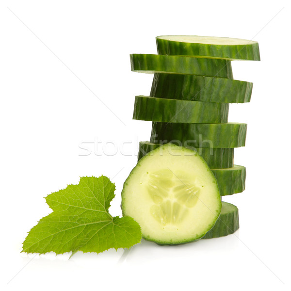 Cucumber Slices Stock photo © marilyna