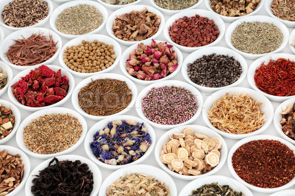 Herbal Tea Sampler Stock photo © marilyna