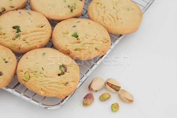 Pistachio Shortbread Biscuits Stock photo © marilyna