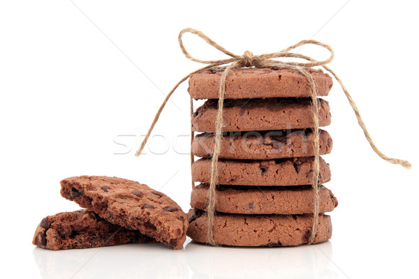 Ulubiony czekolady chip cookie ciąg Zdjęcia stock © marilyna