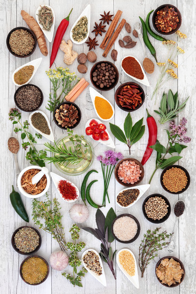 Spices and Herbs Stock photo © marilyna