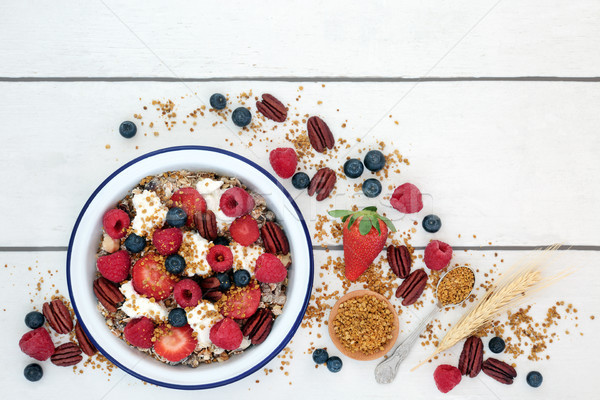 健康 新鮮な 朝食 グラノーラ 花粉 穀物 ストックフォト © marilyna