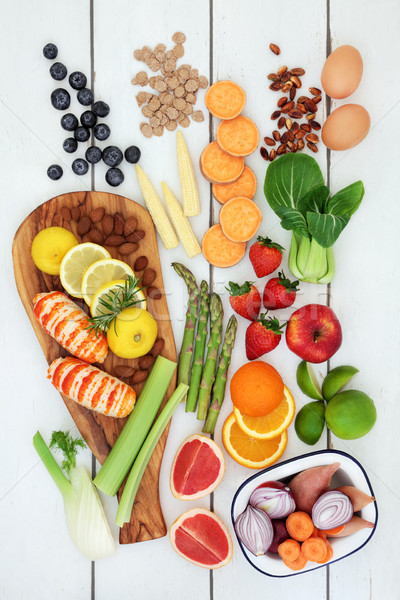 Sănătate alimente dieta proaspăt fructe de mare fruct Imagine de stoc © marilyna