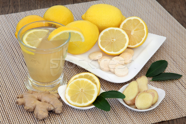 Antioxidante frio naturalismo alívio beber Foto stock © marilyna