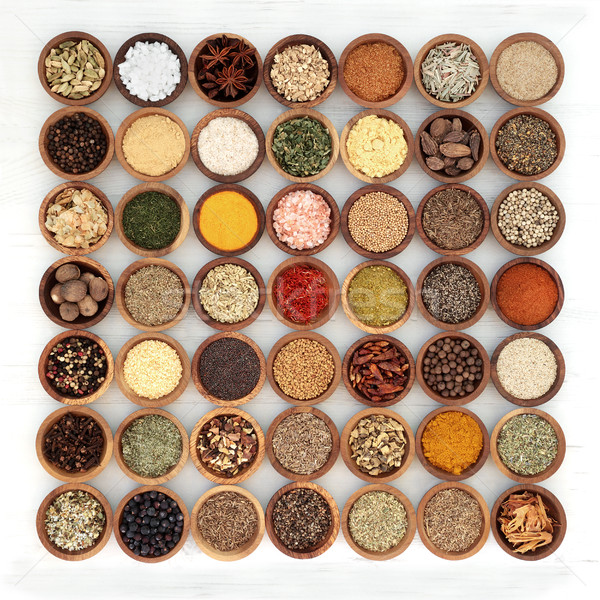 Herb and Spice Seasoning Sampler Stock photo © marilyna
