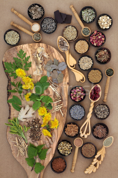 женщины трава Spice используемый природного Сток-фото © marilyna