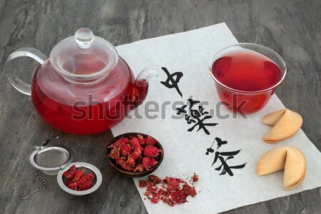 Safflower Herb Tea Stock photo © marilyna