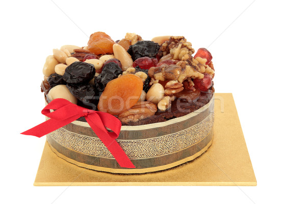 Luxury Christmas Cake Stock photo © marilyna