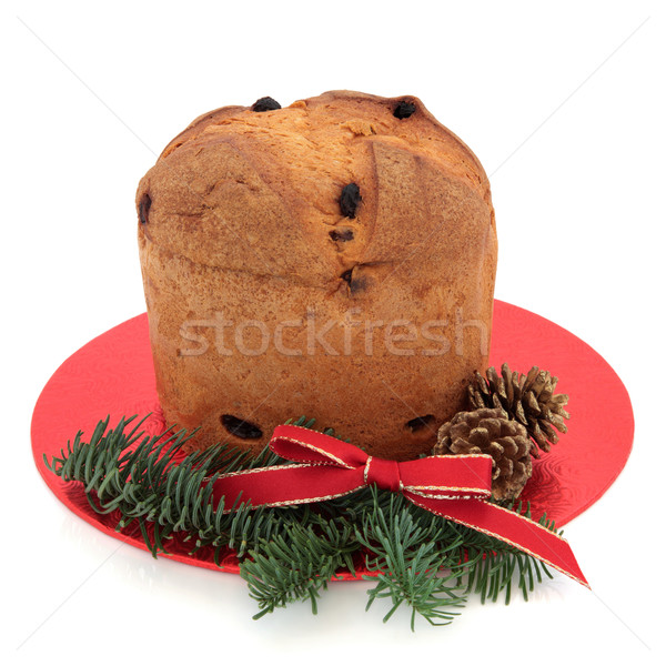 Panettone Christmas Cake Stock photo © marilyna