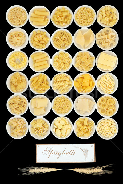 Spaghetti Pasta Collection Stock photo © marilyna