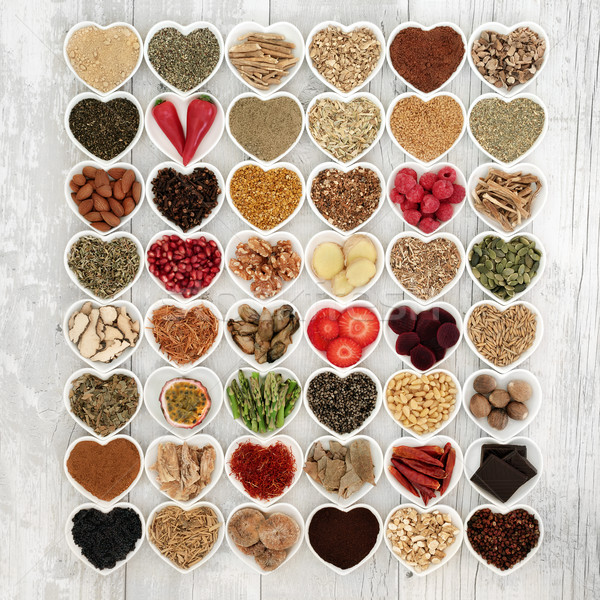żywności seksualny zdrowia serca kręgle Zdjęcia stock © marilyna