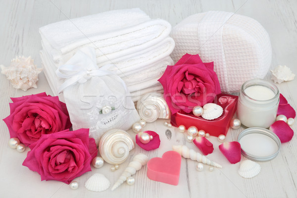 Rose Skincare Beauty Treatment Stock photo © marilyna