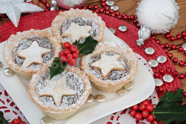 Christmas Mince Pie Cakes Stock photo © marilyna