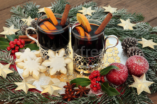 Mulled Wine at Christmas Stock photo © marilyna