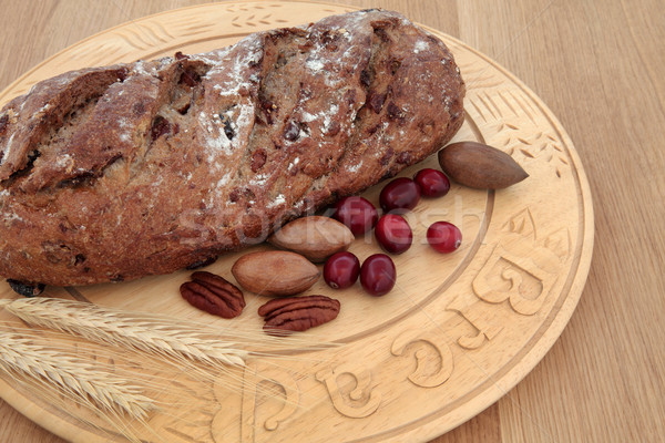  Pecan and Cranberry Bread Stock photo © marilyna