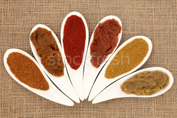 Curry Powder and Paste Stock photo © marilyna