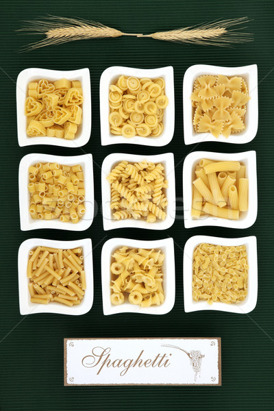 Italian Spaghetti Selection Stock photo © marilyna