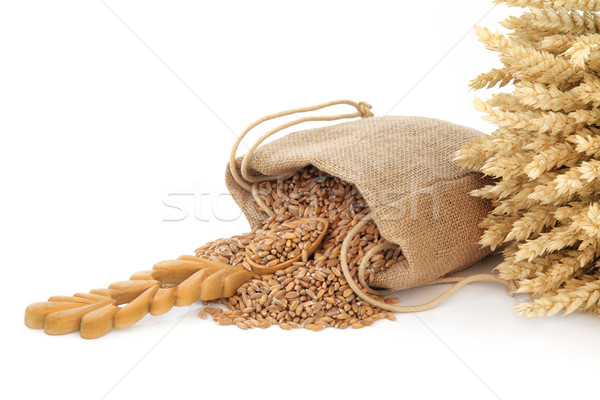 Grano grano bag bianco alimentare Foto d'archivio © marilyna