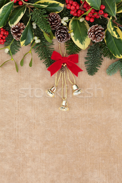 Christmas Decorative Border Stock photo © marilyna