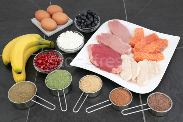Health Food for Body Builders Stock photo © marilyna