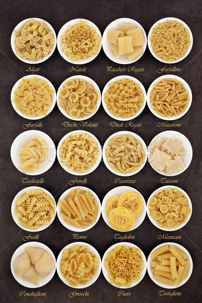Pasta Types Stock photo © marilyna