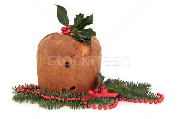 Panettone Christmas Cake Stock photo © marilyna