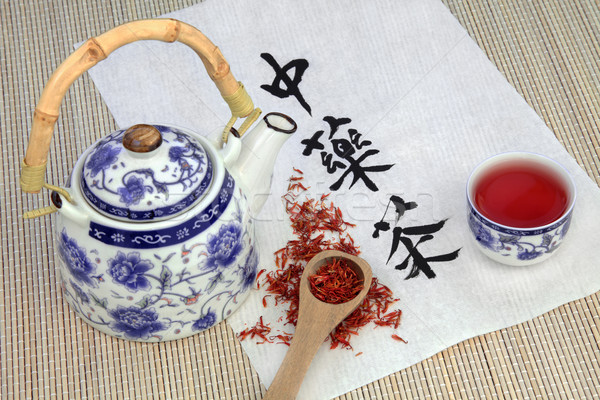 Safflower Herb Tea Stock photo © marilyna