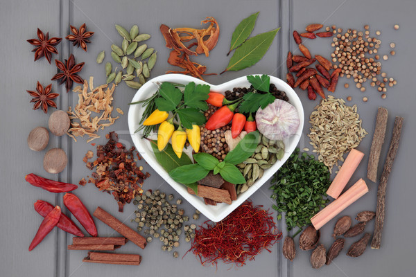 Spice and Herb Sampler Stock photo © marilyna
